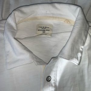 RAG AND BONES white collared shirt